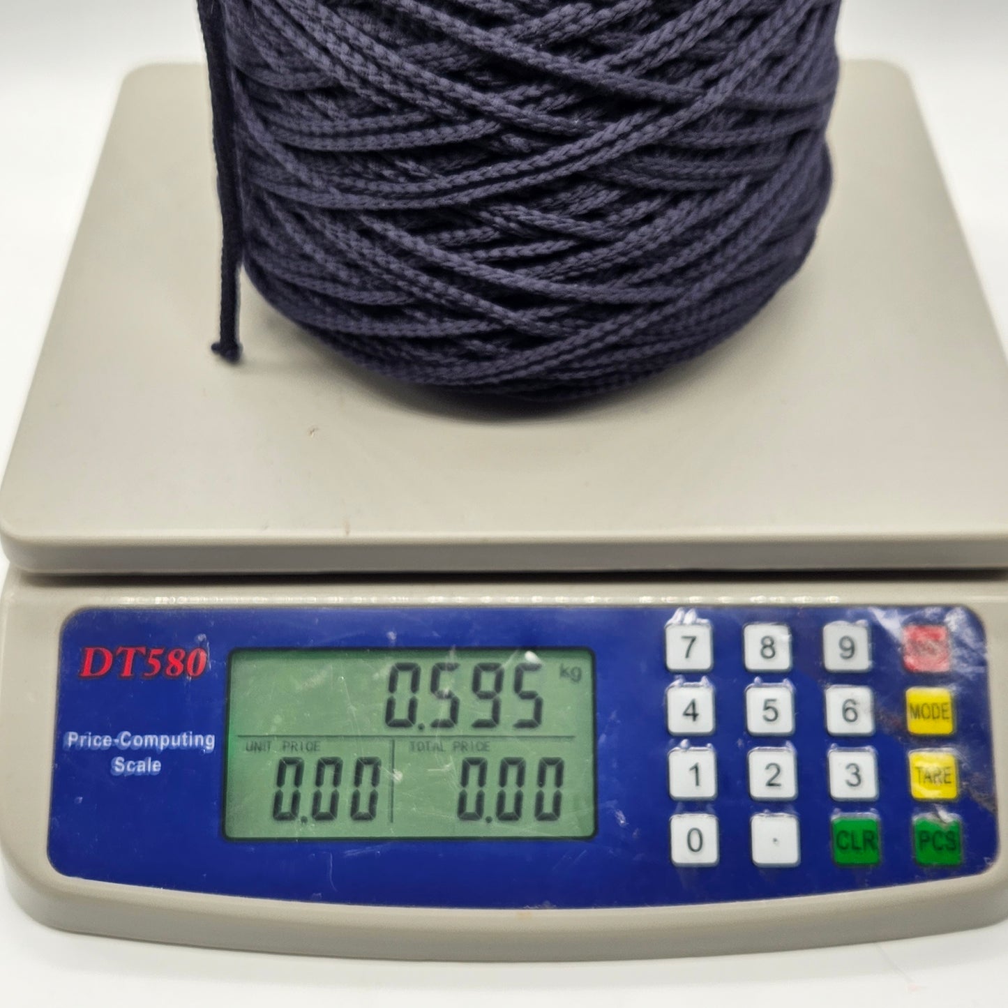 Cordino Elastico in Poliester Blu Notte