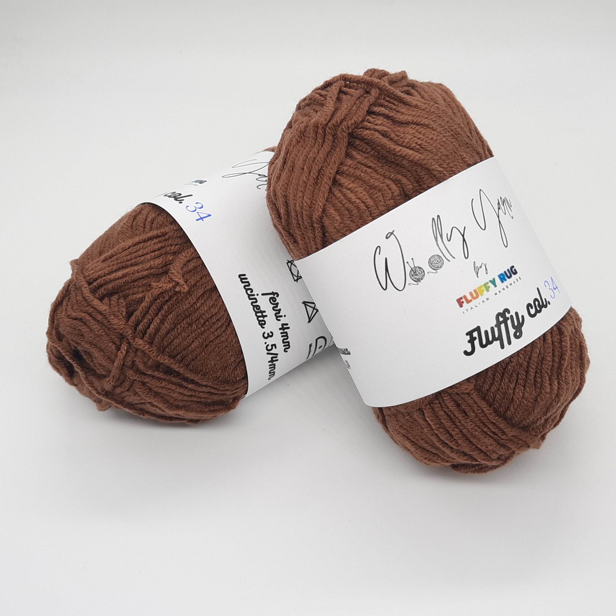 Fluffy Marrone Chiaro, Filato Baby N.34