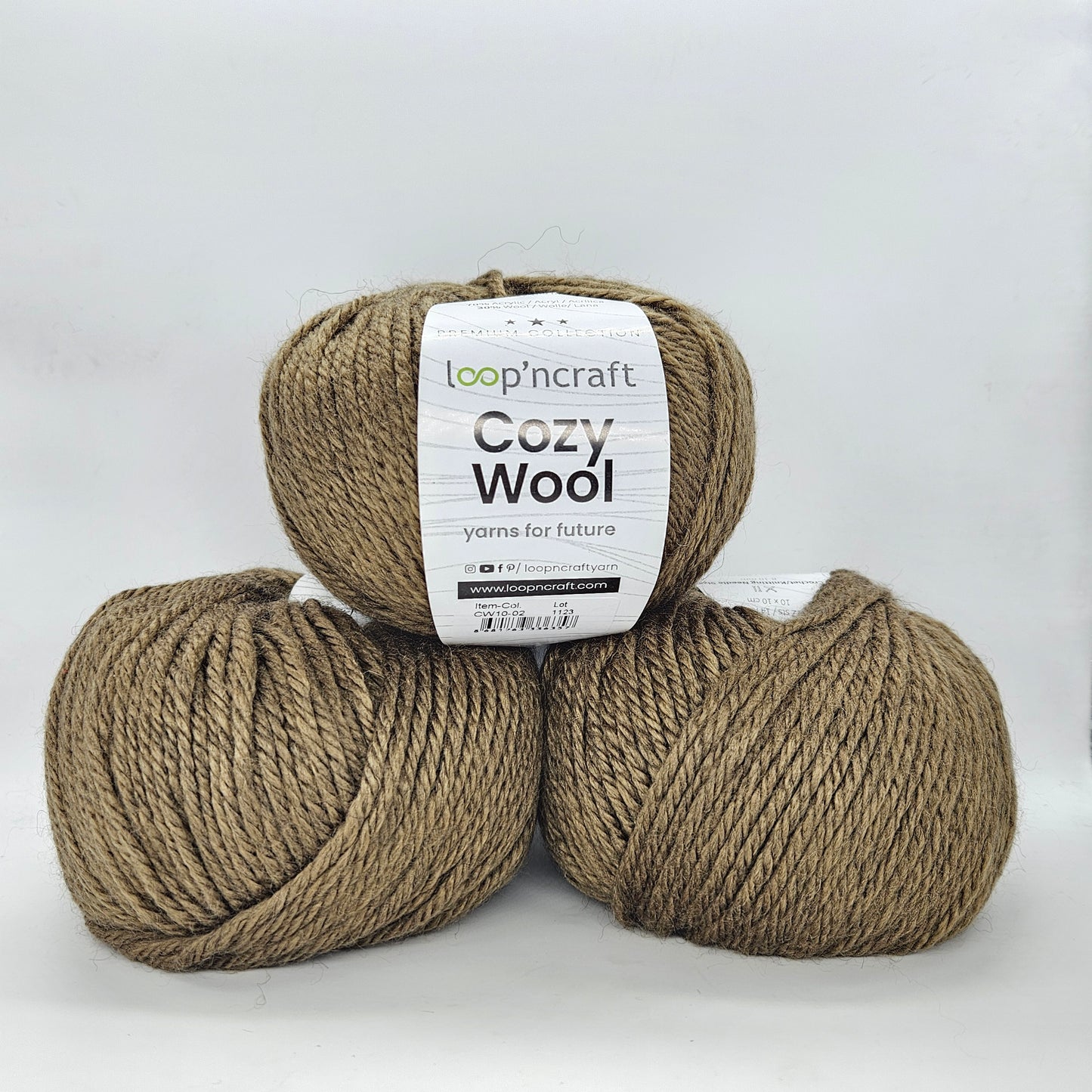 Cozy Wool Marrone 100gr