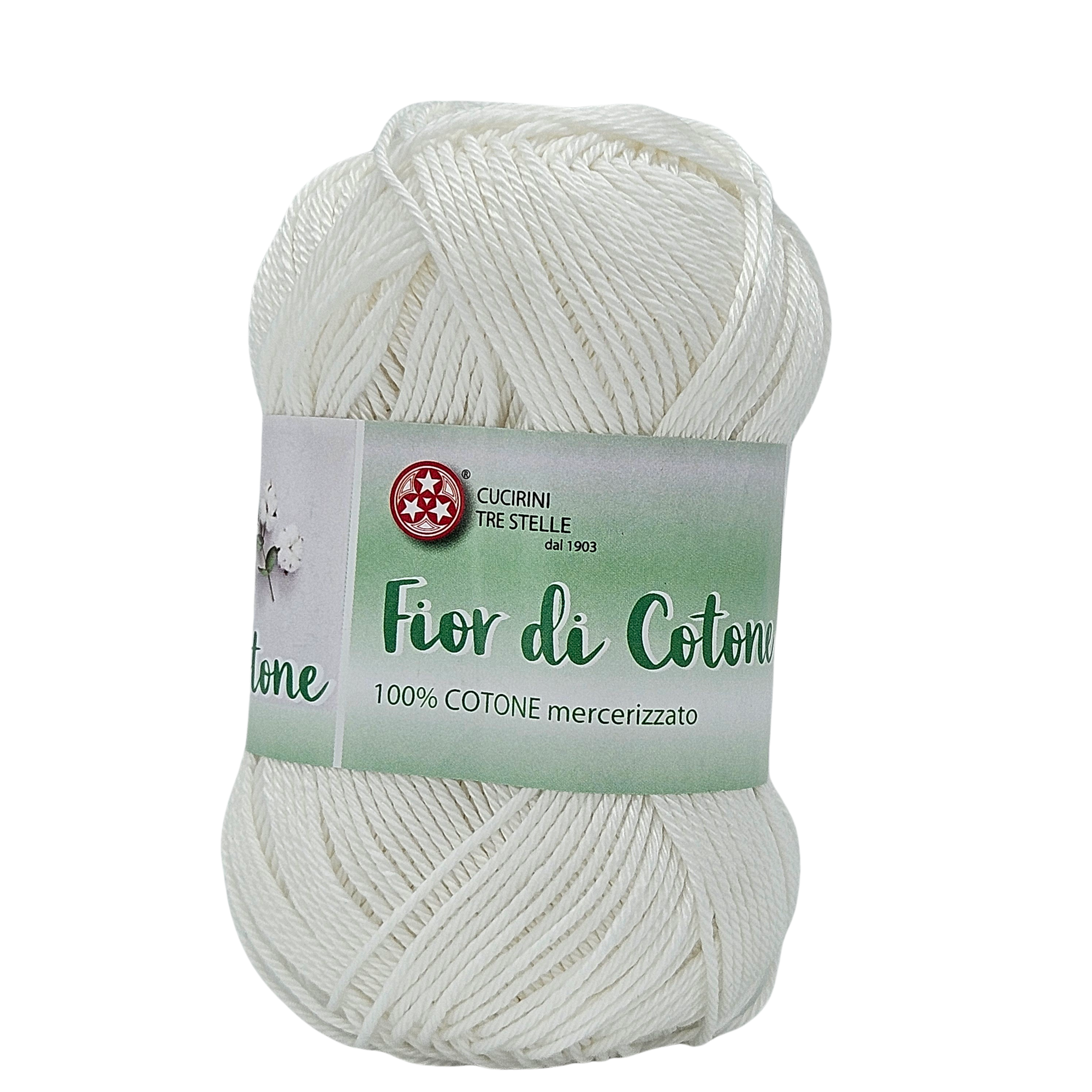 Fior di cotone, cotone mercerizzato 50gr, 41 Colori Disponibili