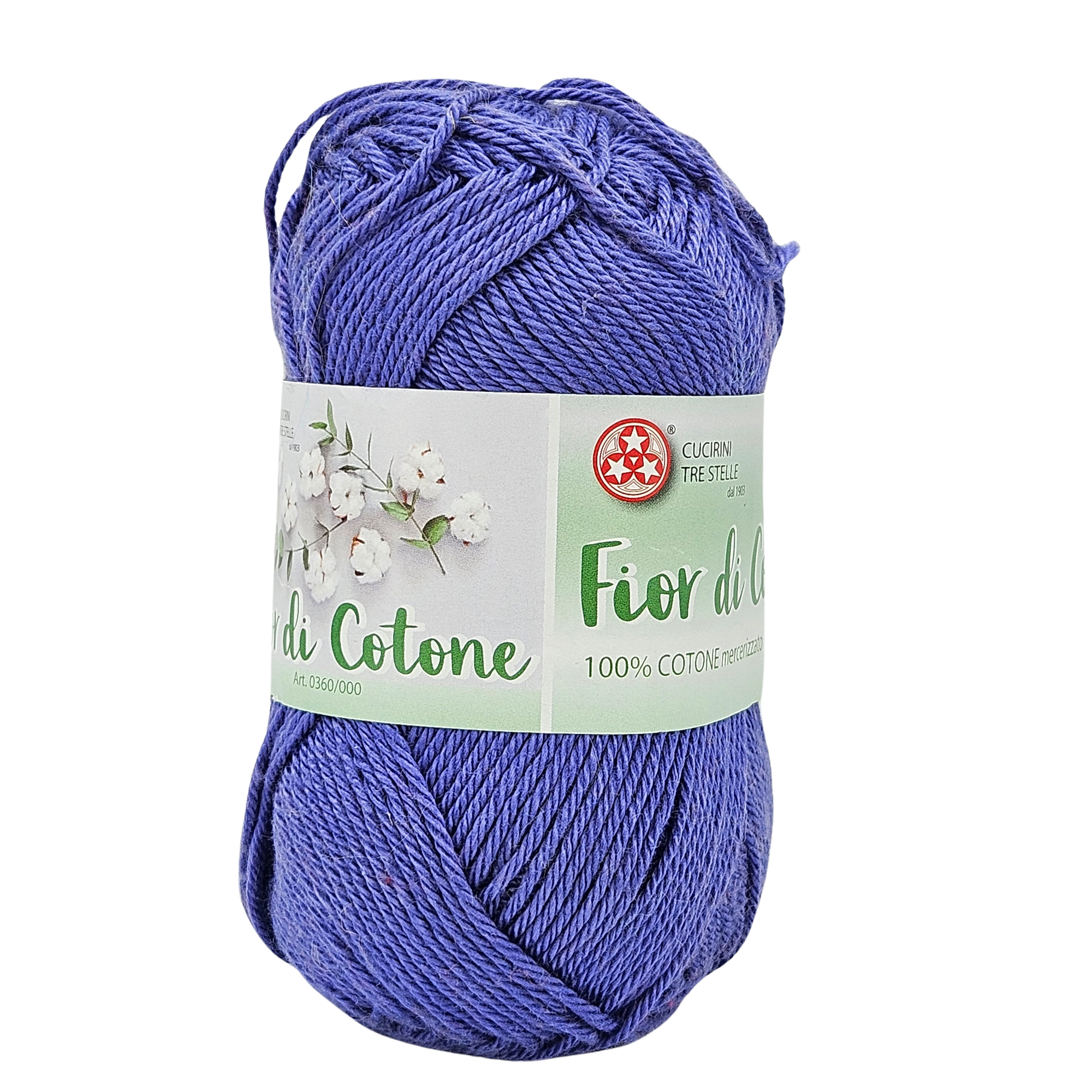 Fior di cotone, cotone mercerizzato 50gr, 41 Colori Disponibili