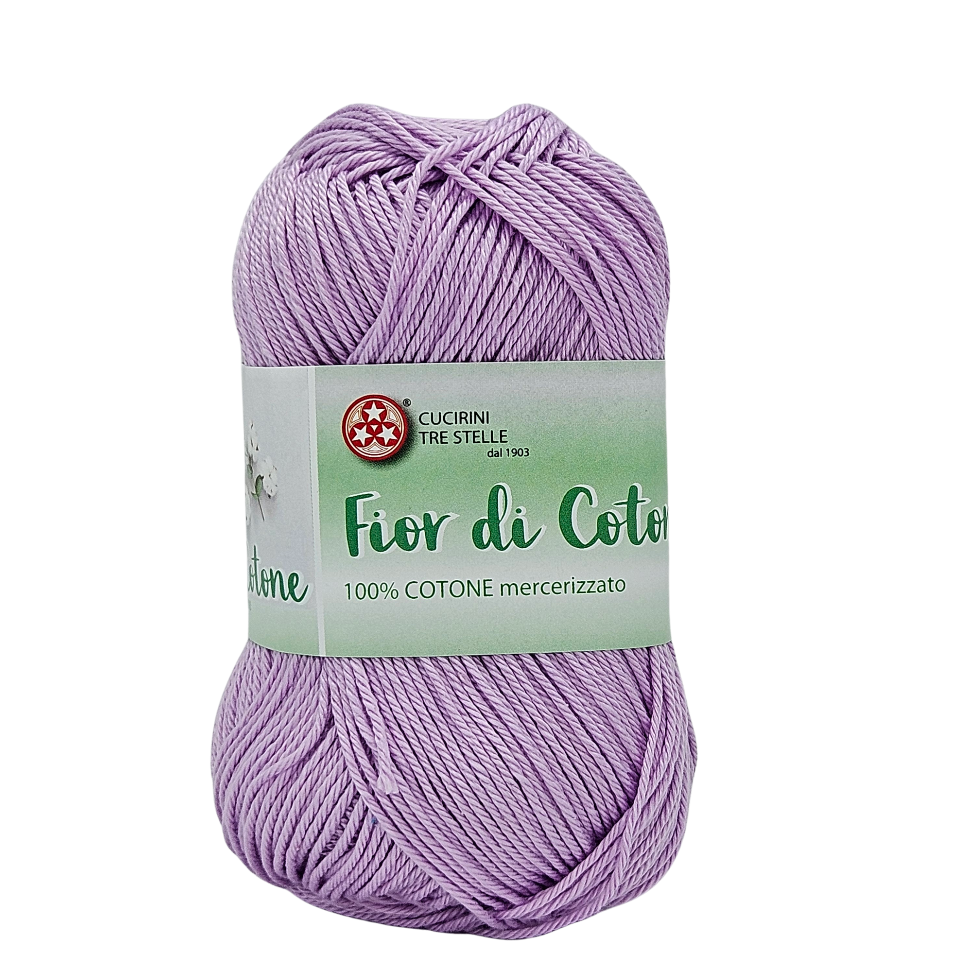 Fior di cotone, cotone mercerizzato 50gr, 41 Colori Disponibili