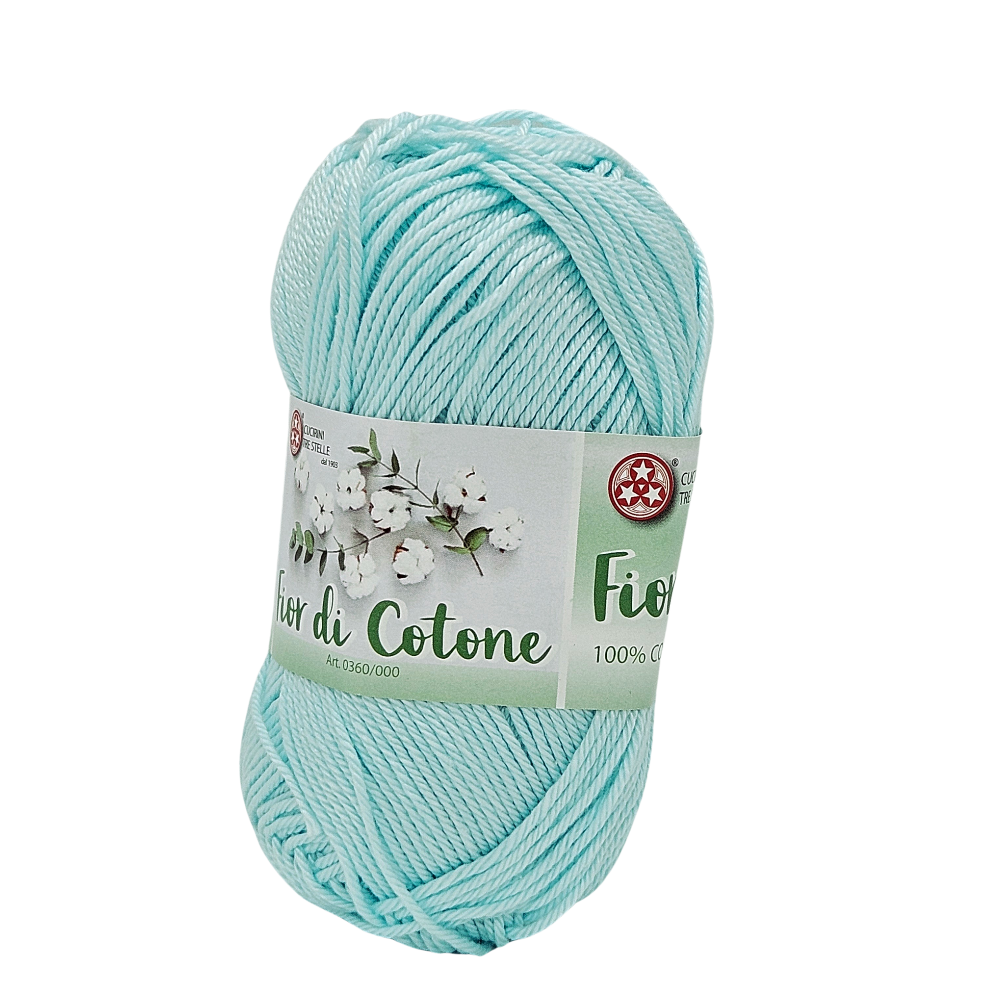 Fior di cotone, cotone mercerizzato 50gr, 41 Colori Disponibili