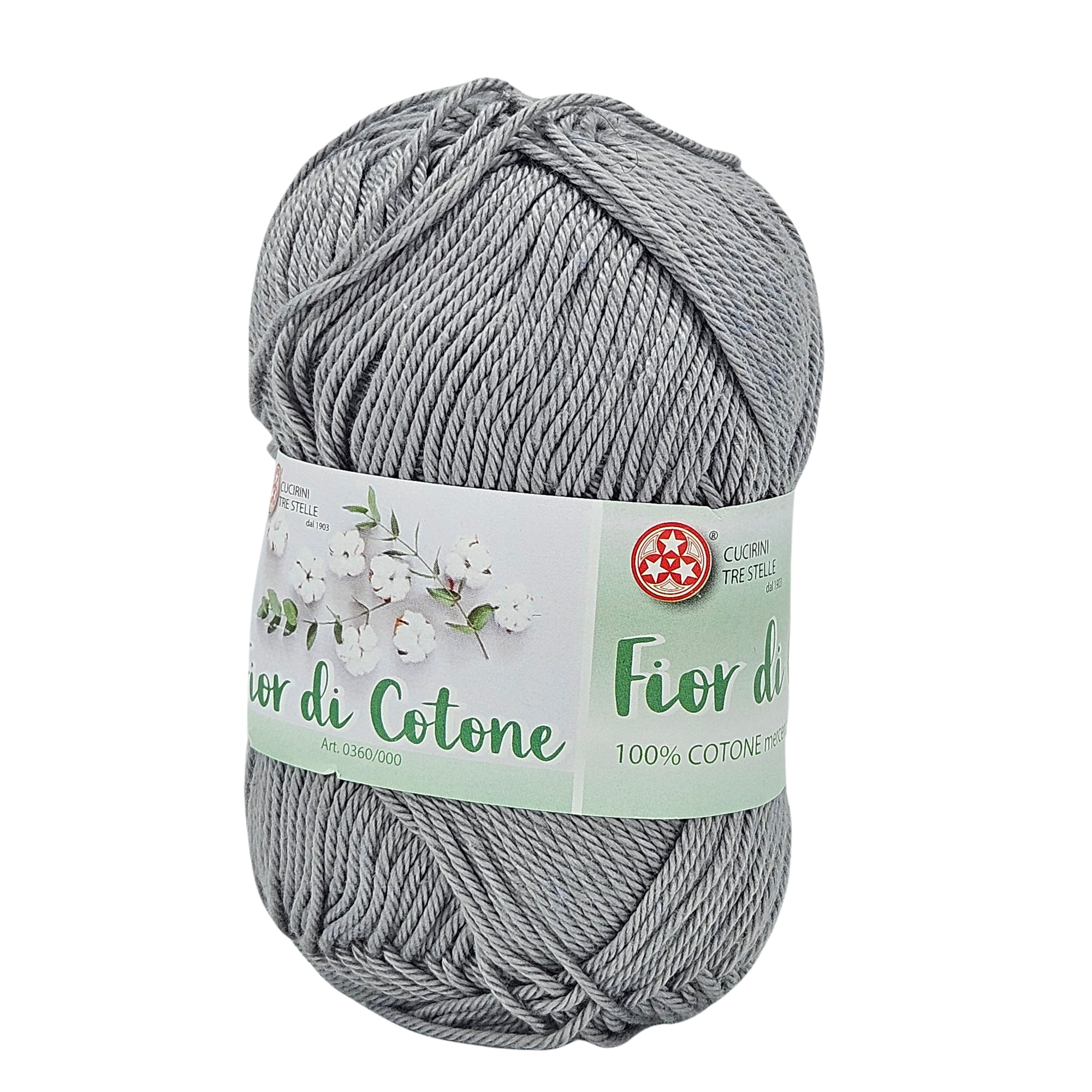 Fior di cotone, cotone mercerizzato 50gr, 41 Colori Disponibili