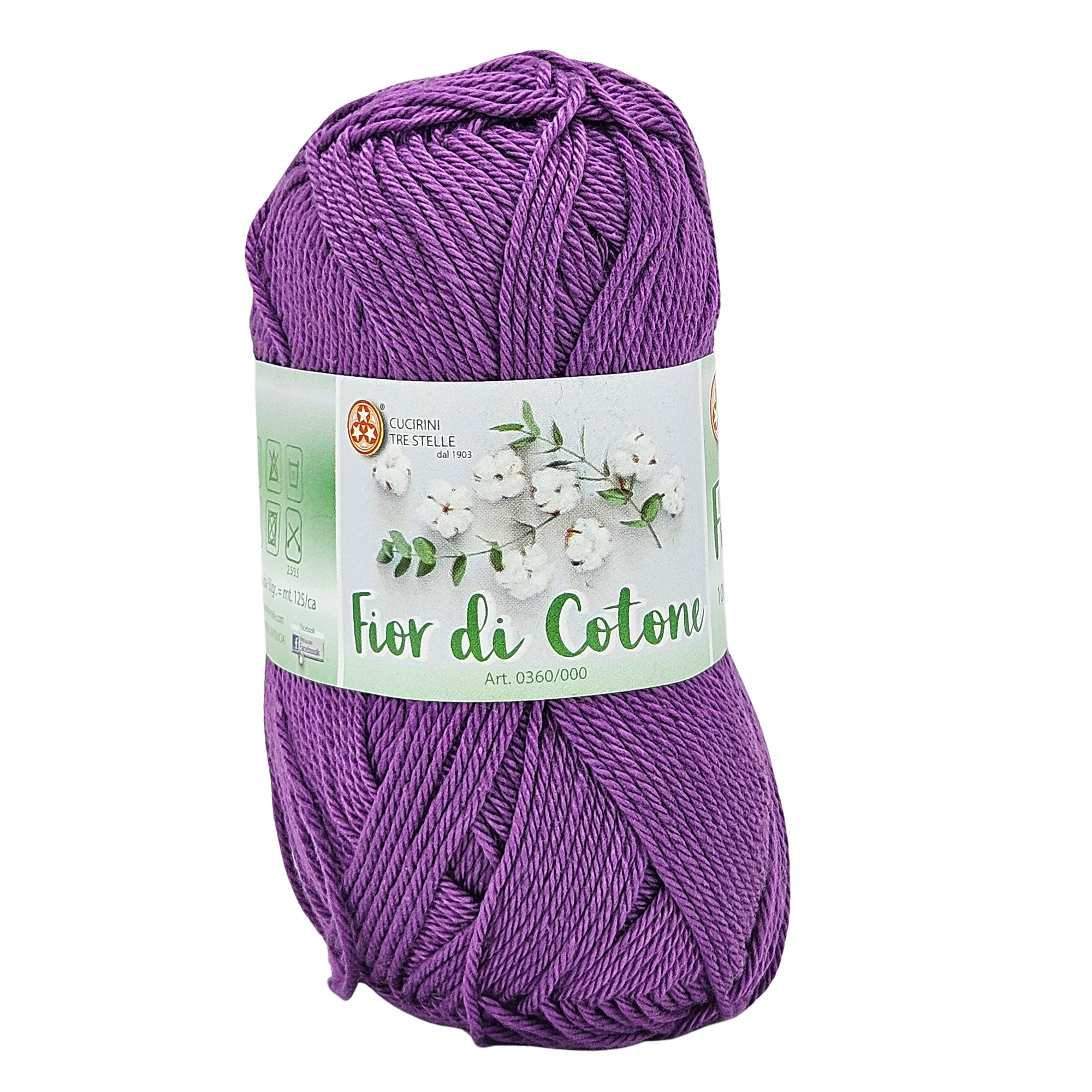 Fior di cotone, cotone mercerizzato 50gr, 41 Colori Disponibili