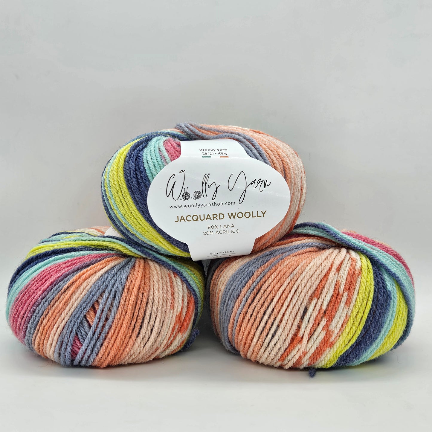 Jacquard Woolly 50gr 8 Colorazioni