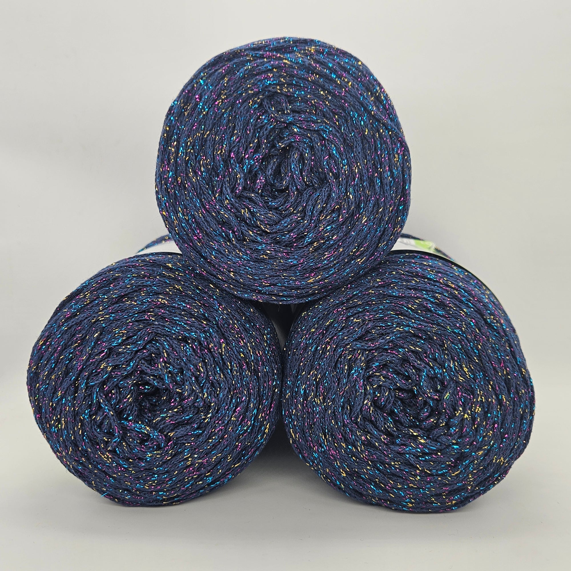 Cordino Brady Blu e Lurex Multicolor 250gr