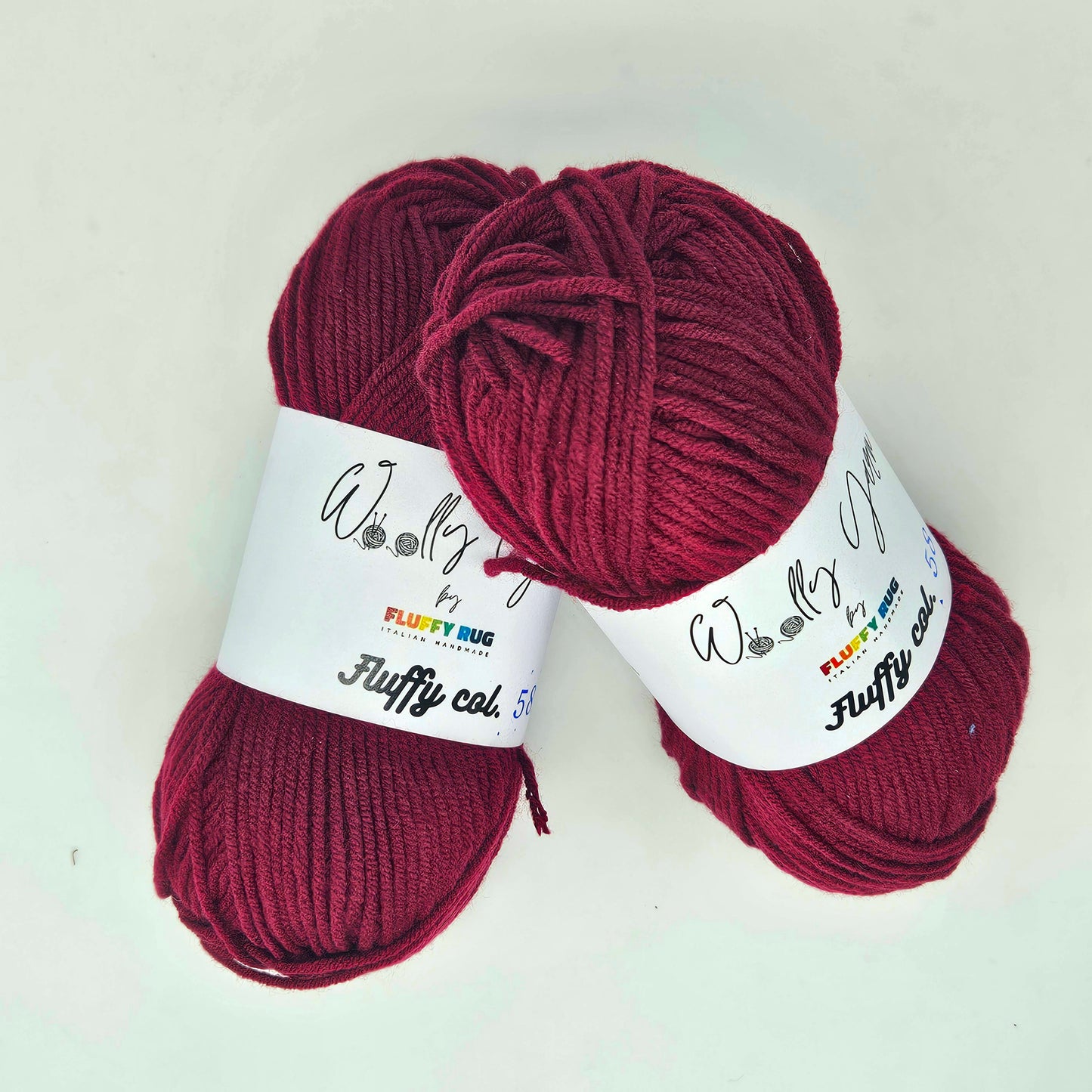 Fluffy Bordeaux, Filato Baby N.58