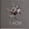 Chiusura magnetica argento 1.4 cm 6pz