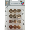 Chiusura magnetica oro 1.4 cm 6pz