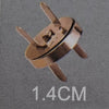 Chiusura magnetica oro 1.4 cm 6pz