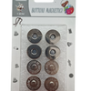 Chiusura magnetica argento 1.8 cm 4pz