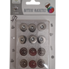 Chiusura magnetica argento 1.4 cm 6pz