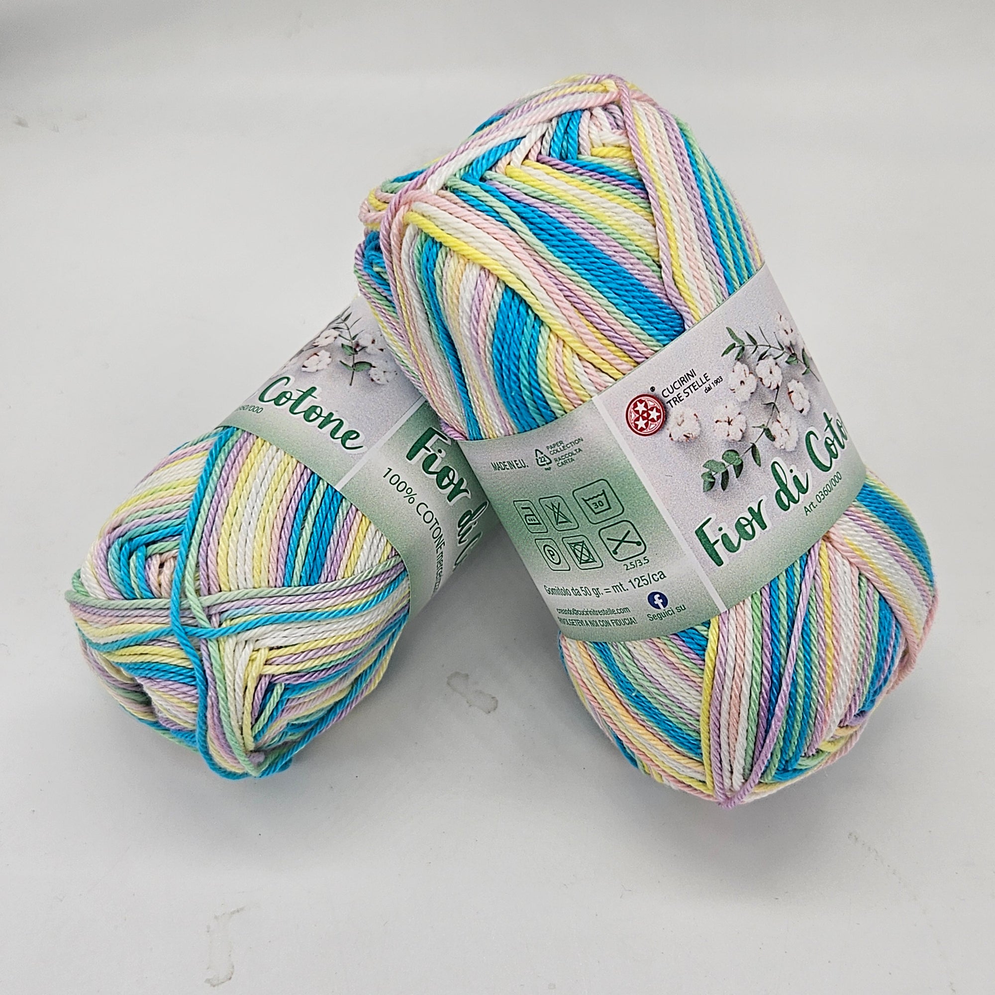 Fior di Cotone Sfumato 12 colorazioni