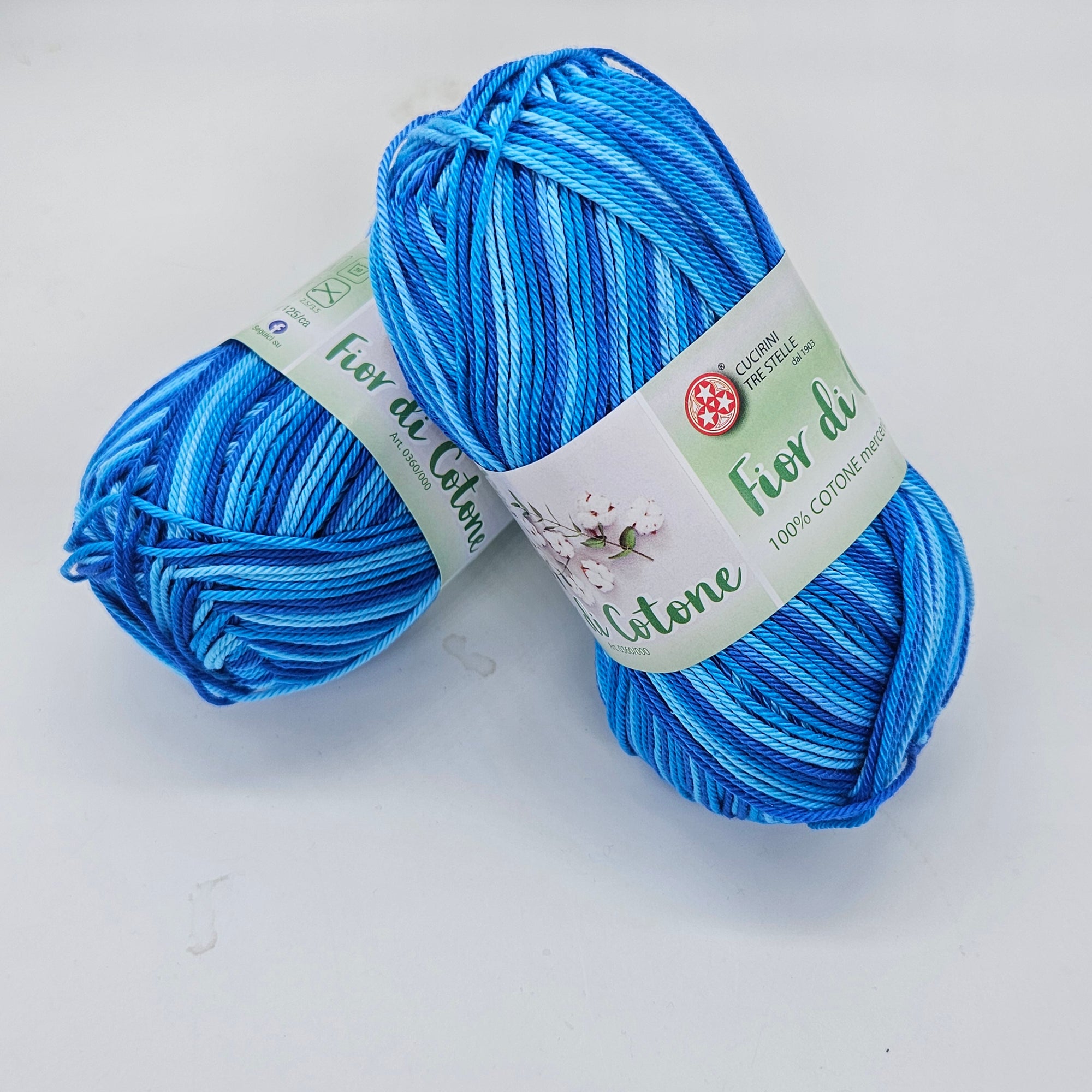 Fior di Cotone Sfumato 12 colorazioni