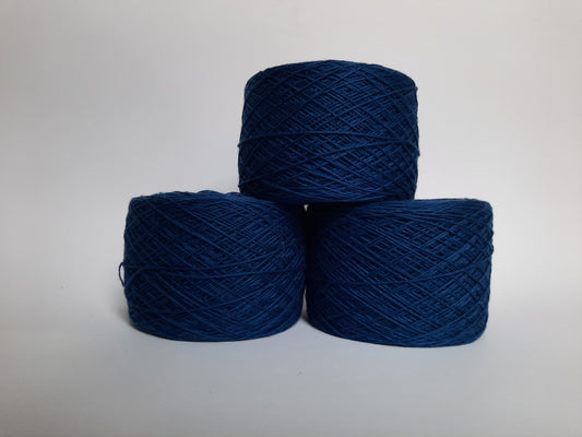 Coton fin bleu marine 100 gr