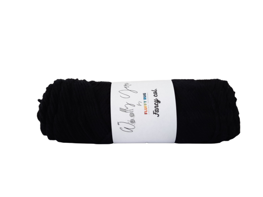 Microvezel Woolly Black col.22