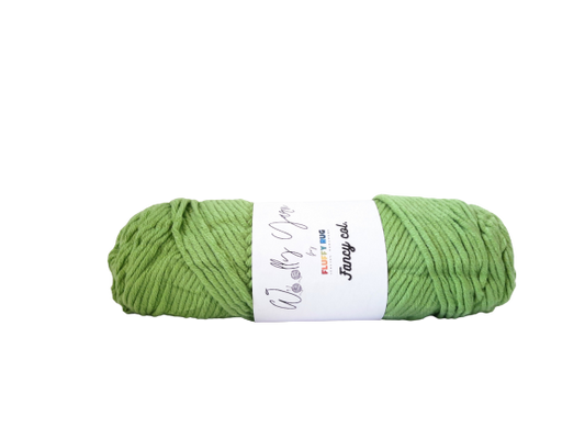 Microfibra Woolly Verde Manzana col.64