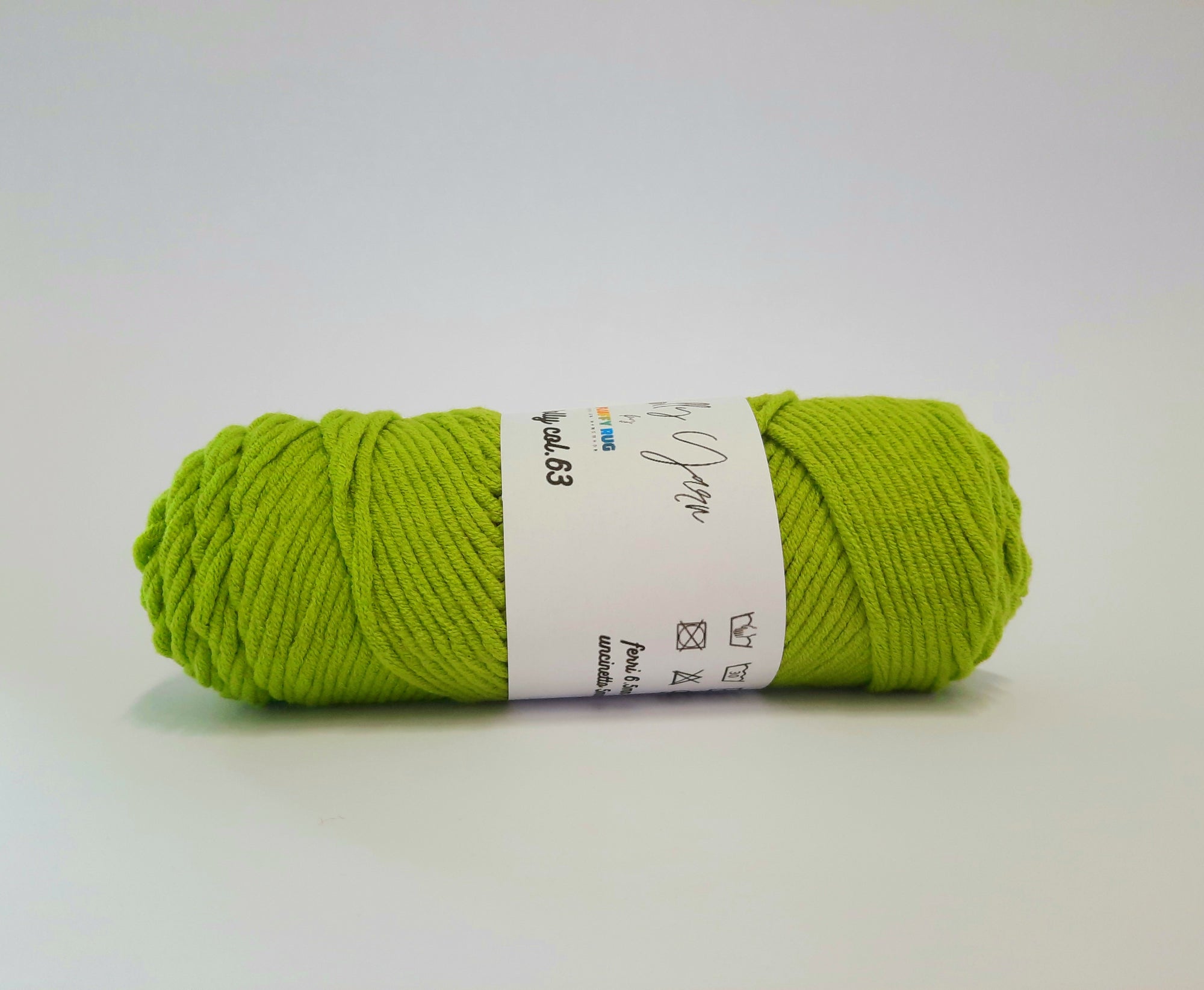 Microfibra Lana Verde Pistacho col.63