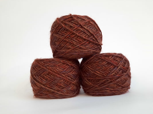 Painted Bordeaux Mixed Wool and Alpaca 100gr