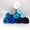 Trousse Granny bleue en coton mercerisé 500gr