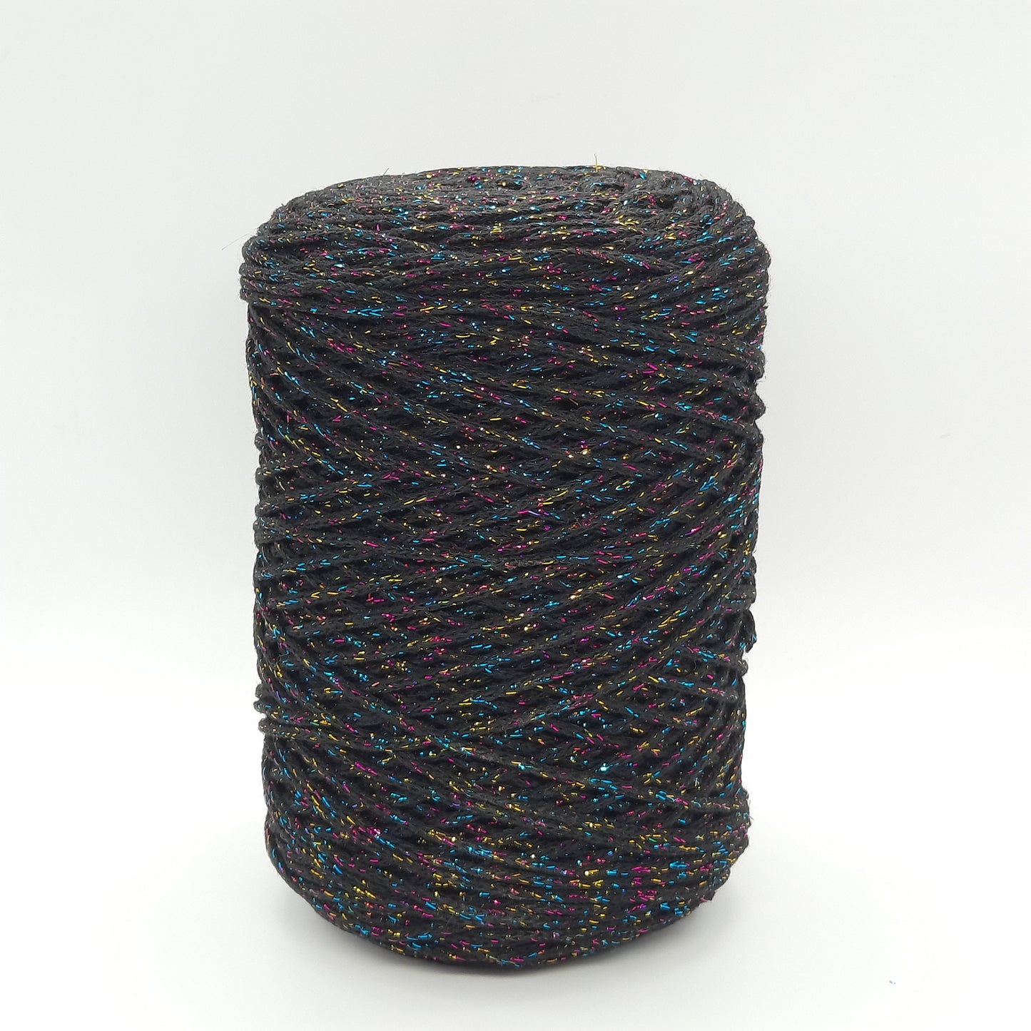 Brady Black Cord and Multicolor Lurex 250gr