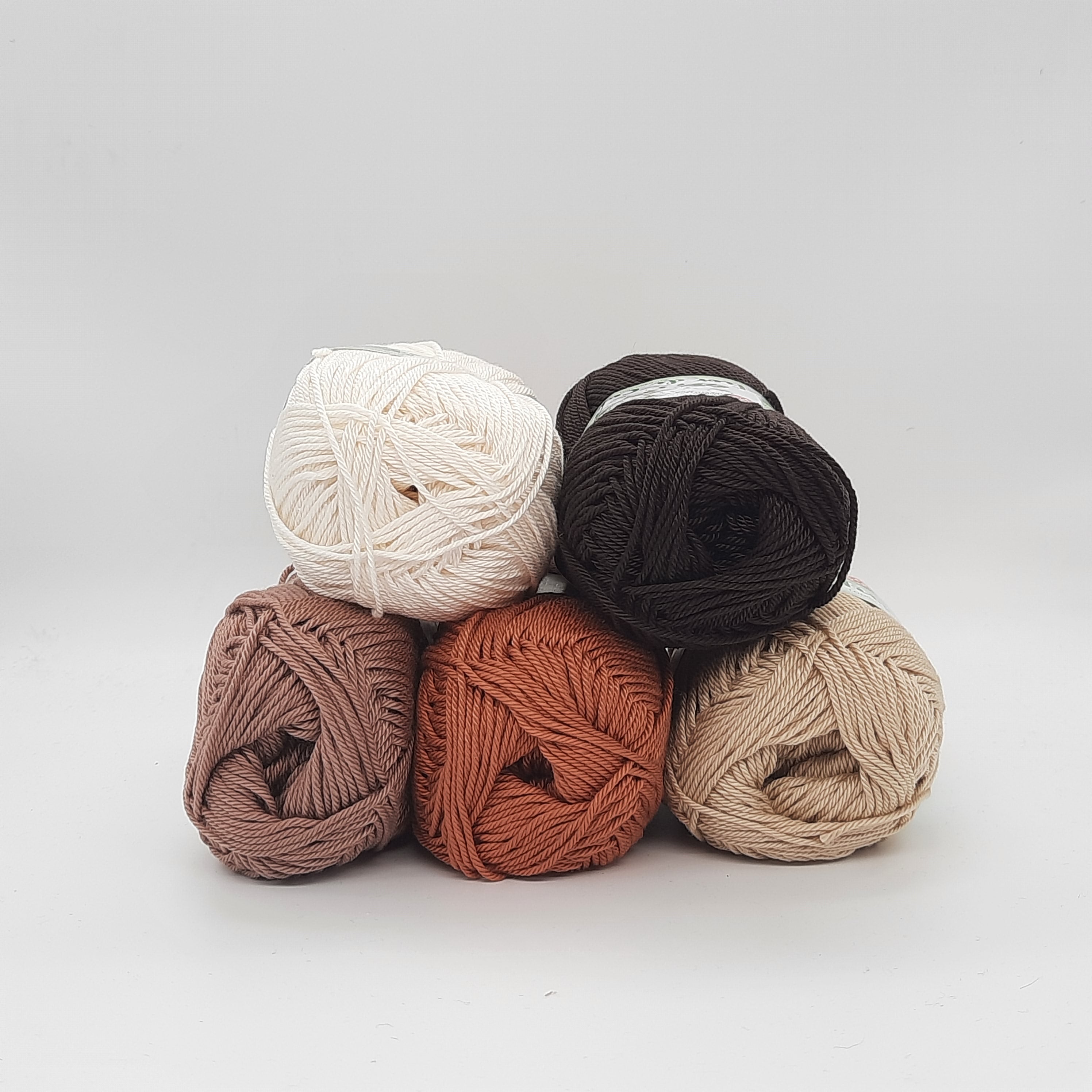 Granny Natural Kit in Mercerized Cotton 250gr – Woolly Yarn Shop