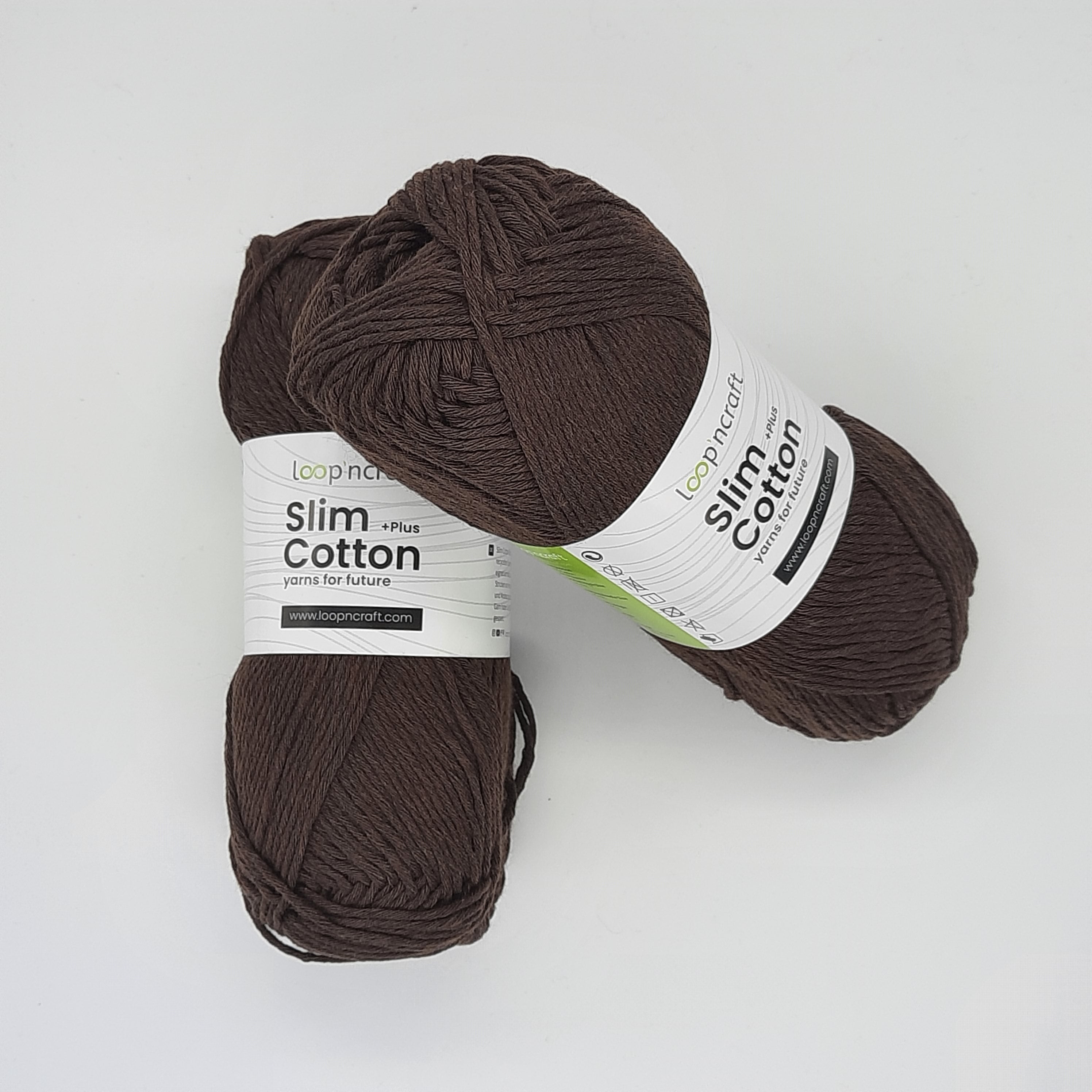 Slim Brown Recycled Cotton 100gr – Woolly Yarn Shop
