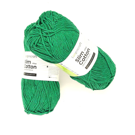 Gerecycled Katoen Slim Cotton Groen 100gr