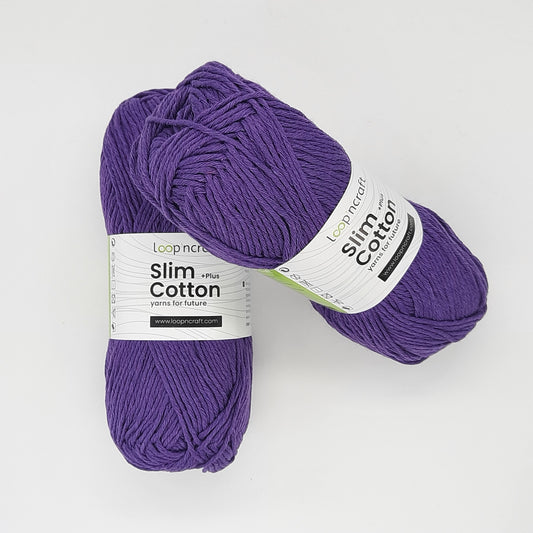 Slim Cotton Violet Coton Recyclé 100gr