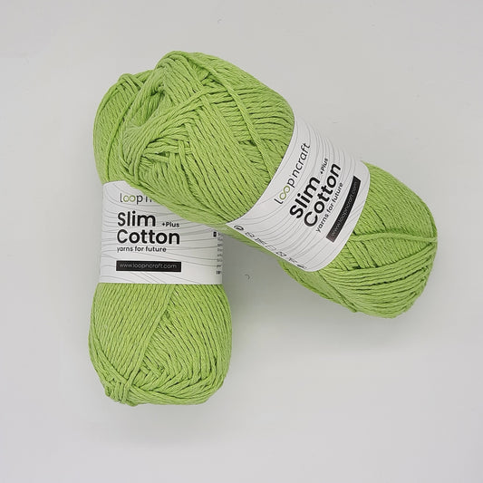 Recycled Cotton Slim Cotton Pistachio Green 100gr