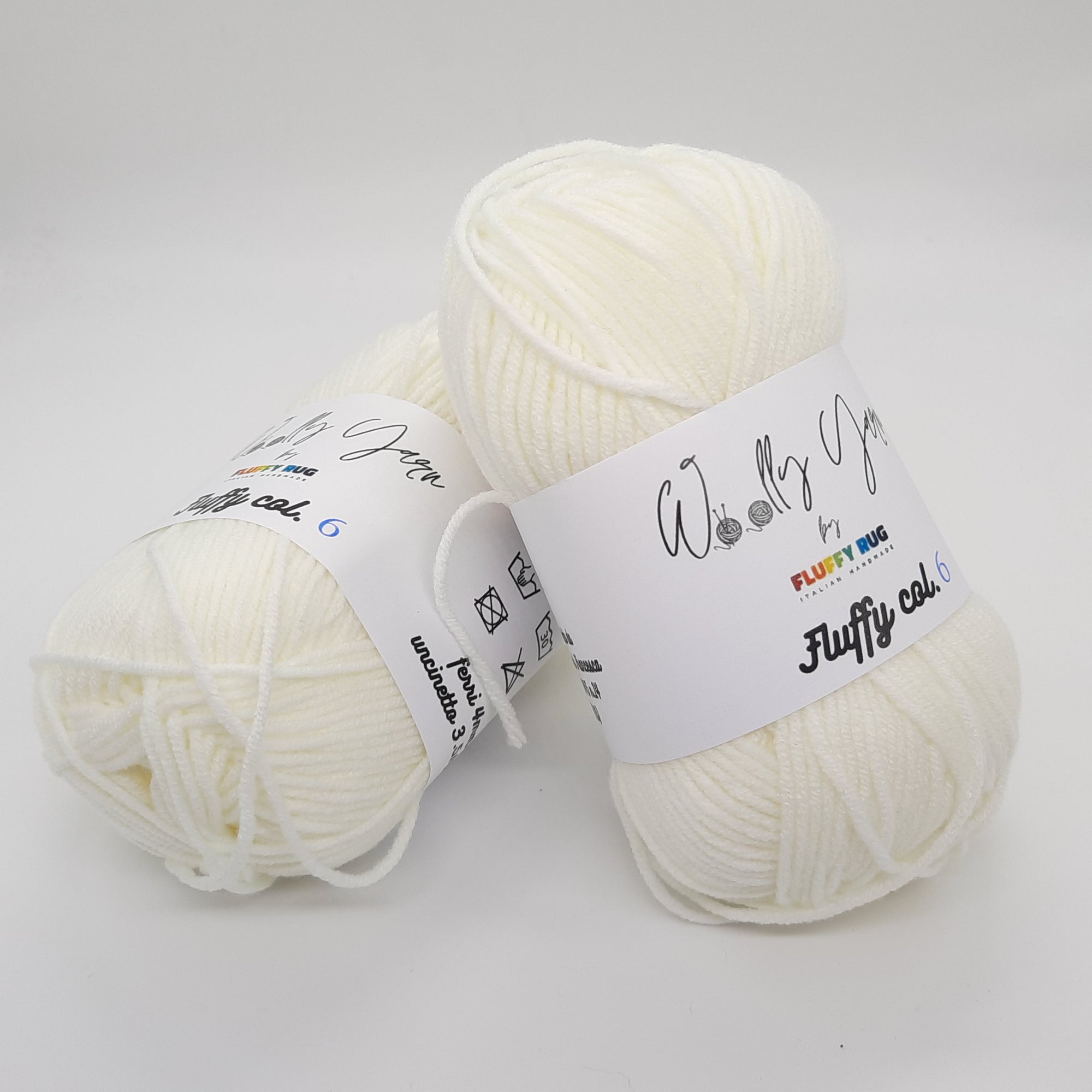 Fluffy Panna, Filato Baby N.6