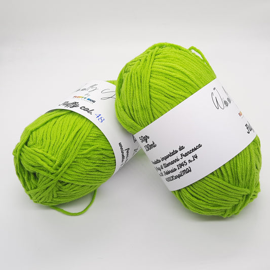 Fluffy Verde Pistacchio, Filato Baby N.48