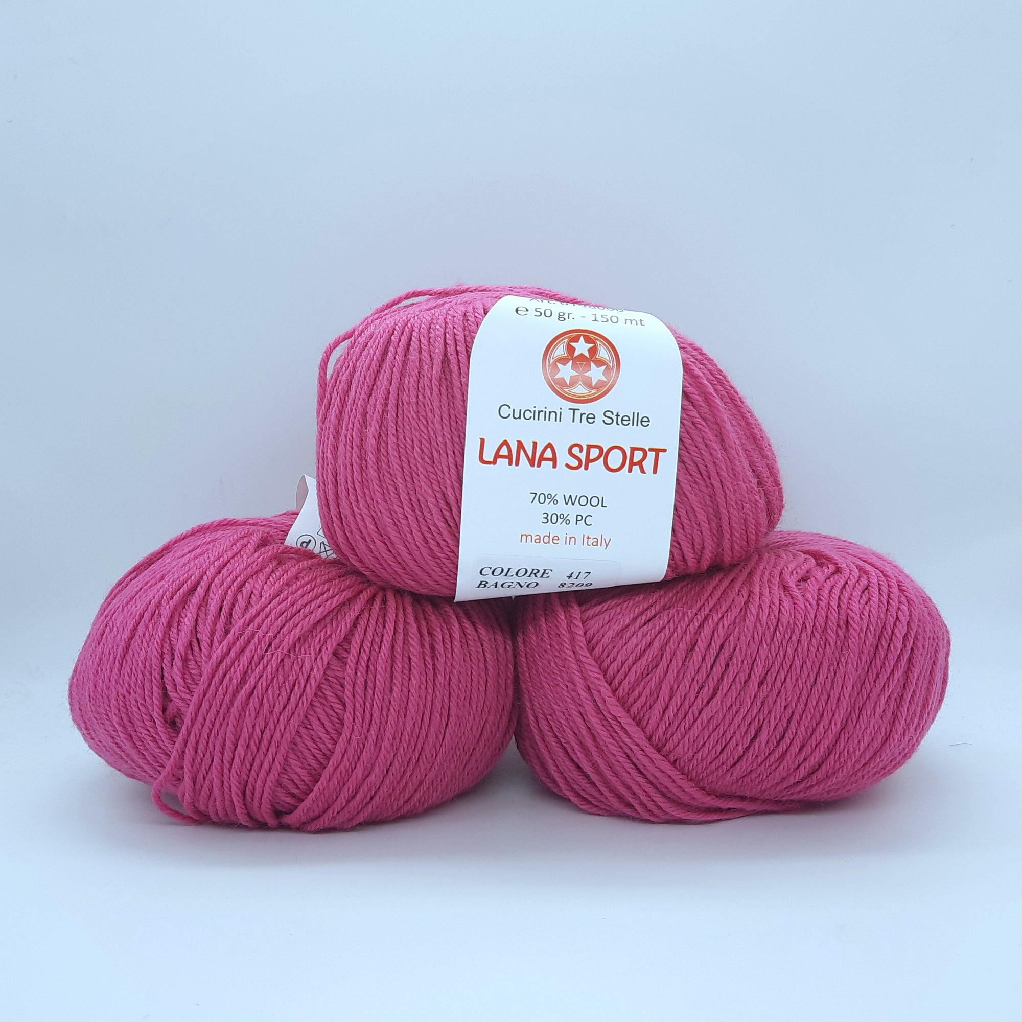 Lana Sport Cucirini Tre Stelle 32 Colorazioni