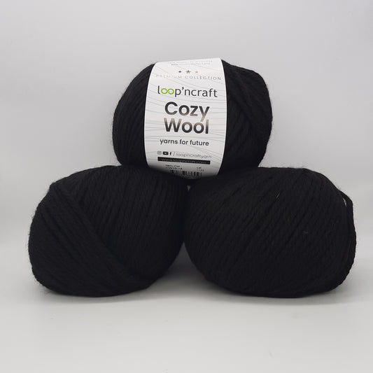 Cozy Wool Nero 100gr