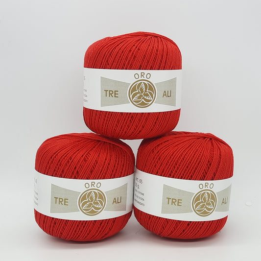 Cotone n.5 Rosso 50gr