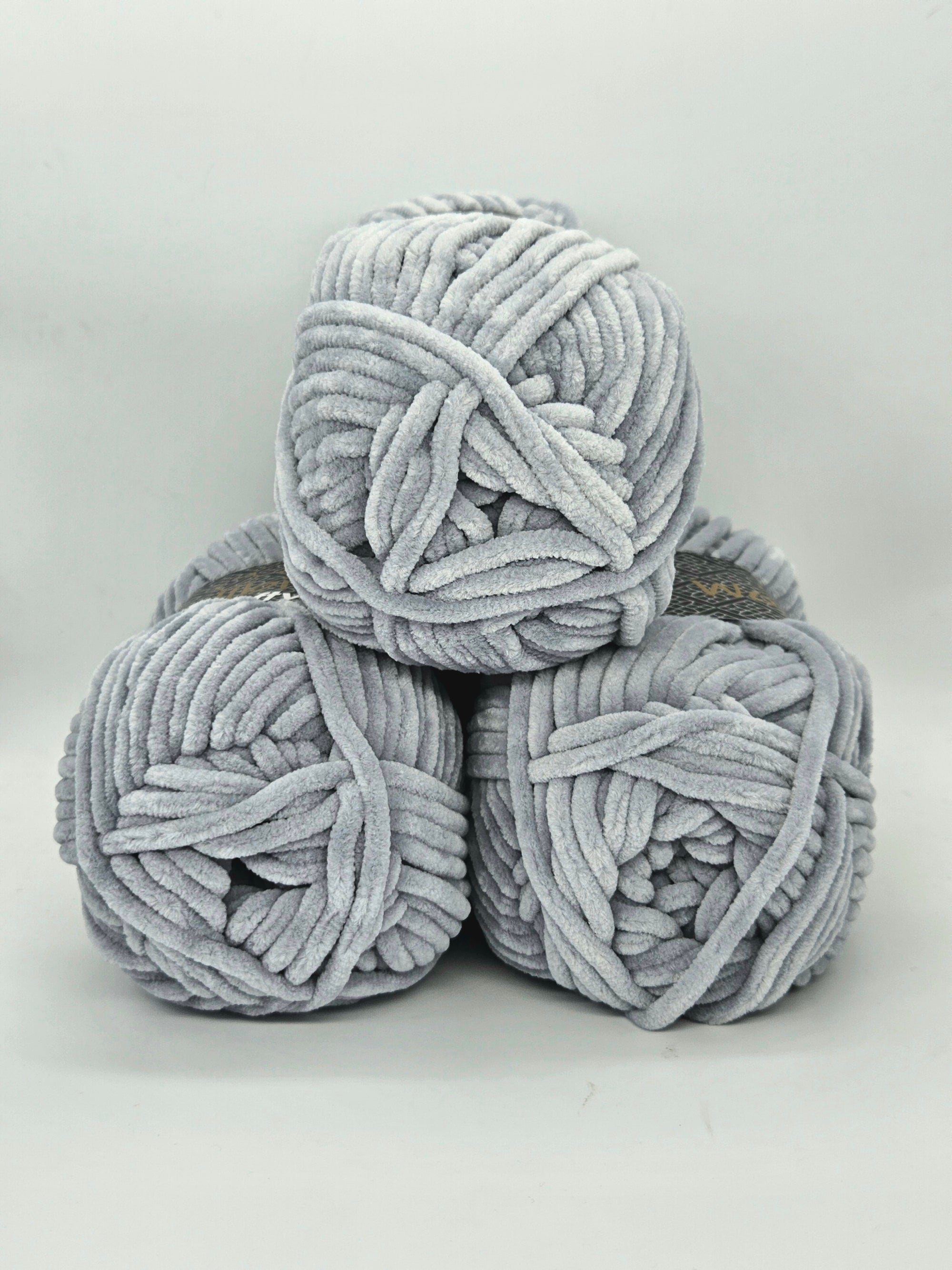 Chenilla Gris Oscuro 100gr