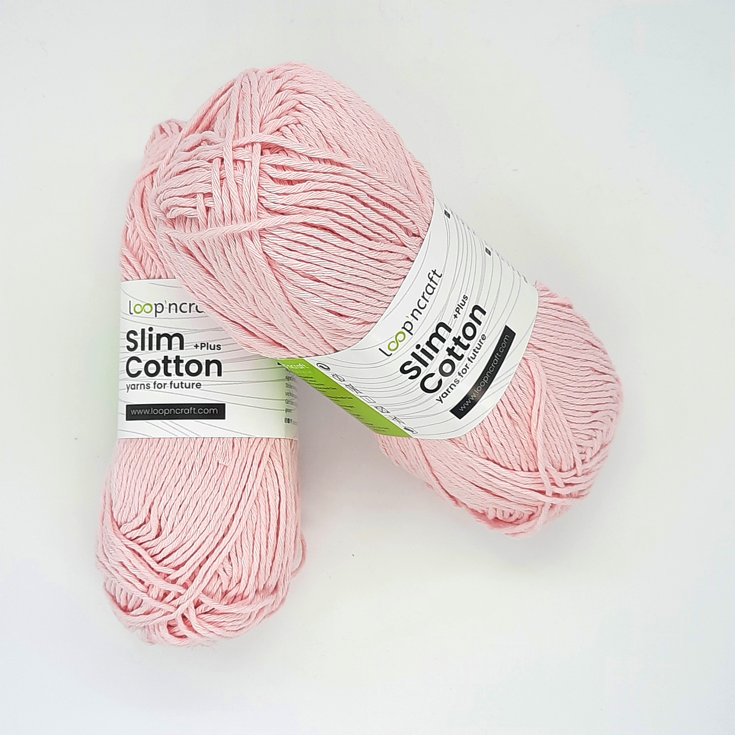 Recycled Cotton Slim Cotton Baby Pink 100gr
