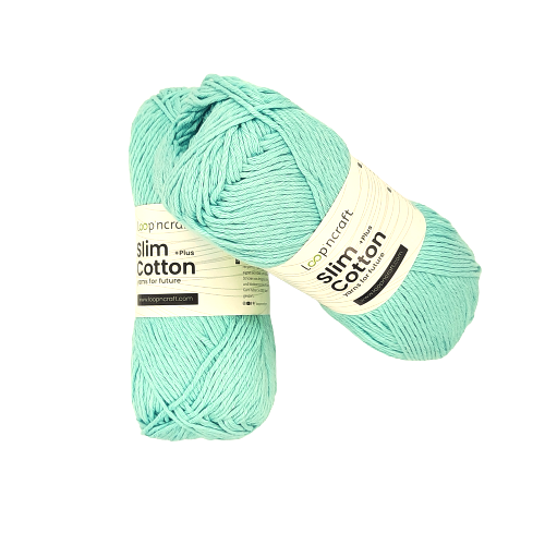 Recycled Cotton Slim Cotton Green Water 100gr