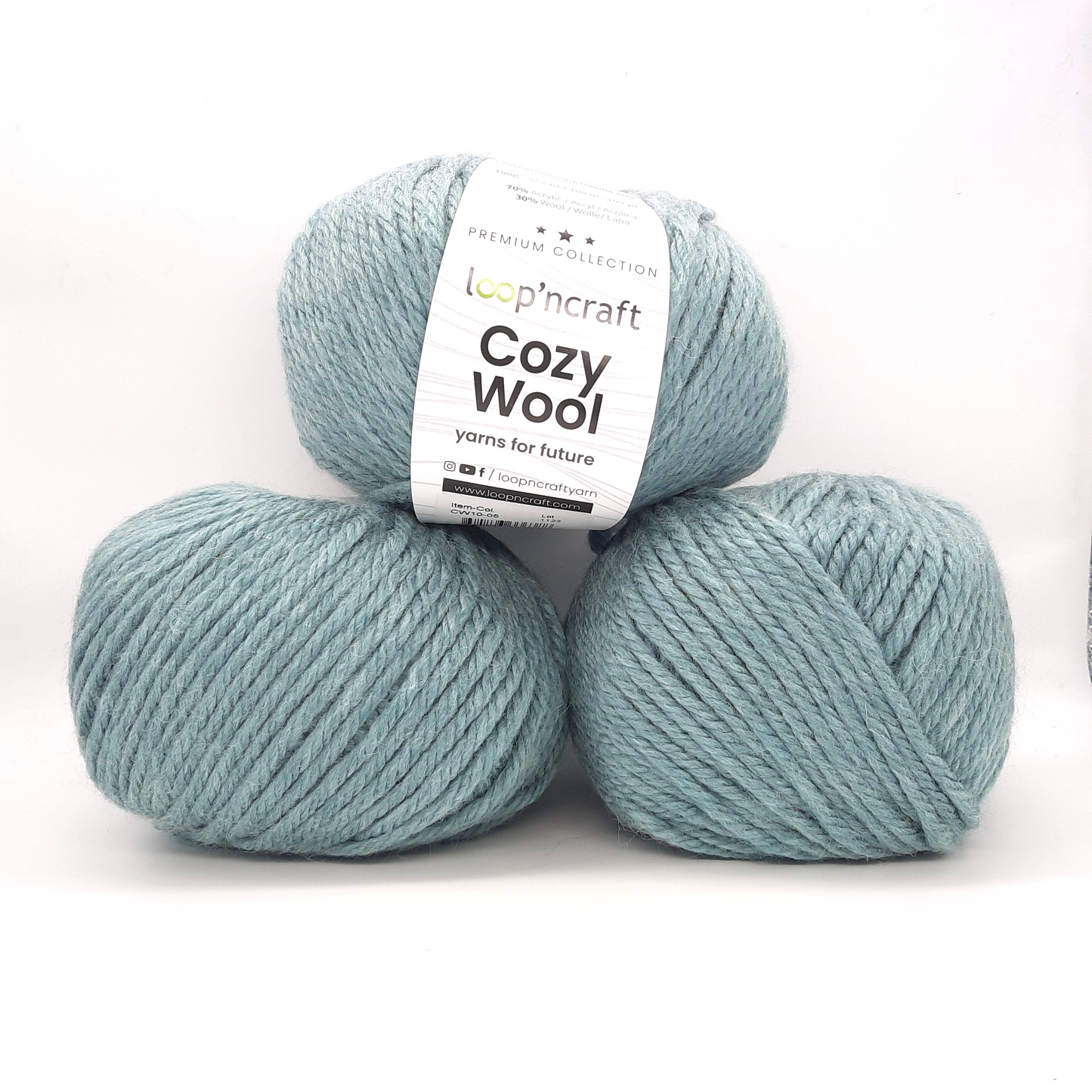 Cozy Wool Verde Acqua 100gr
